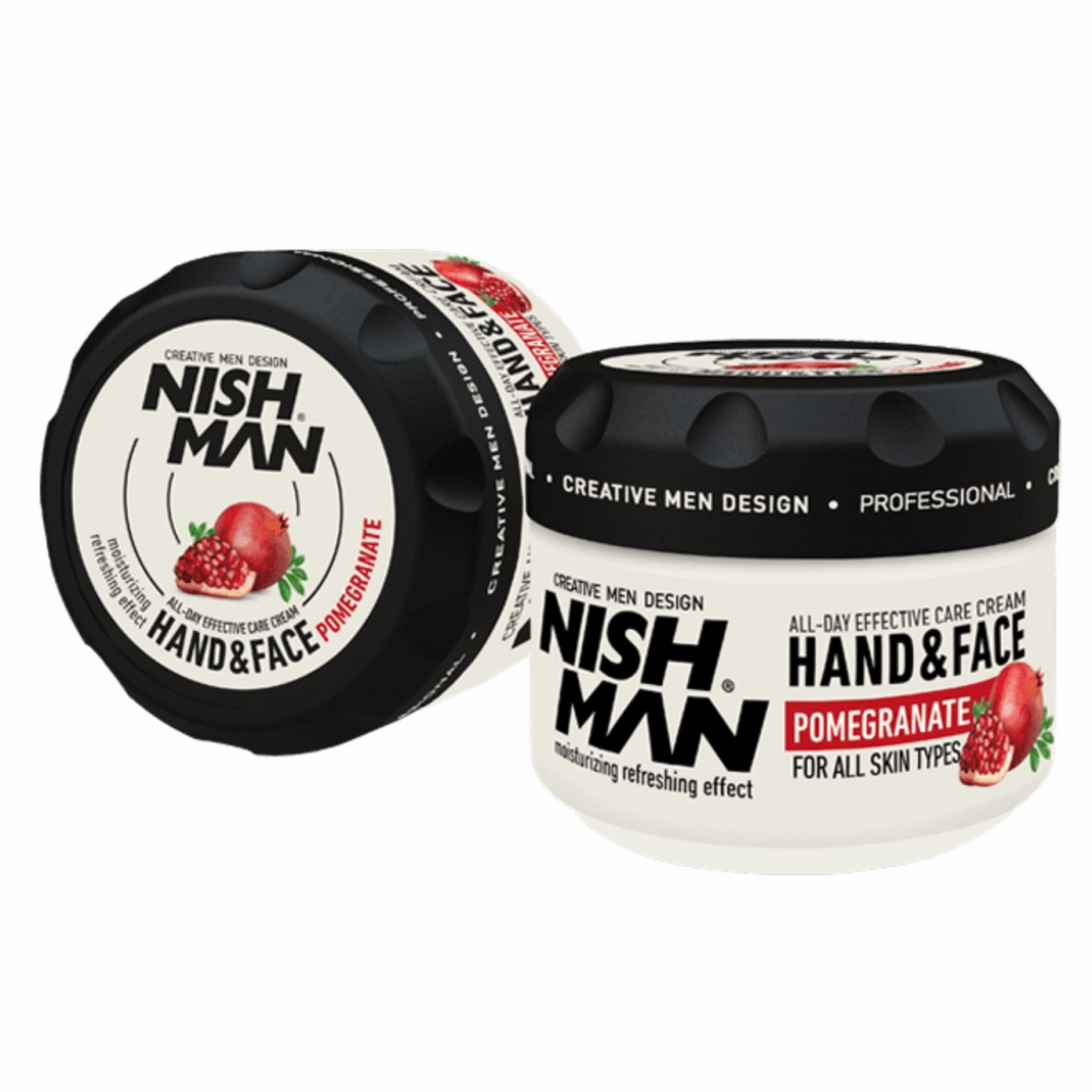 Nish Man Kéz & Arckrém Gránátalma - 300 ml