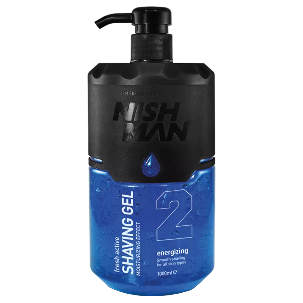 Nish Man Shaving gel 2 Energizing - 1000 ml