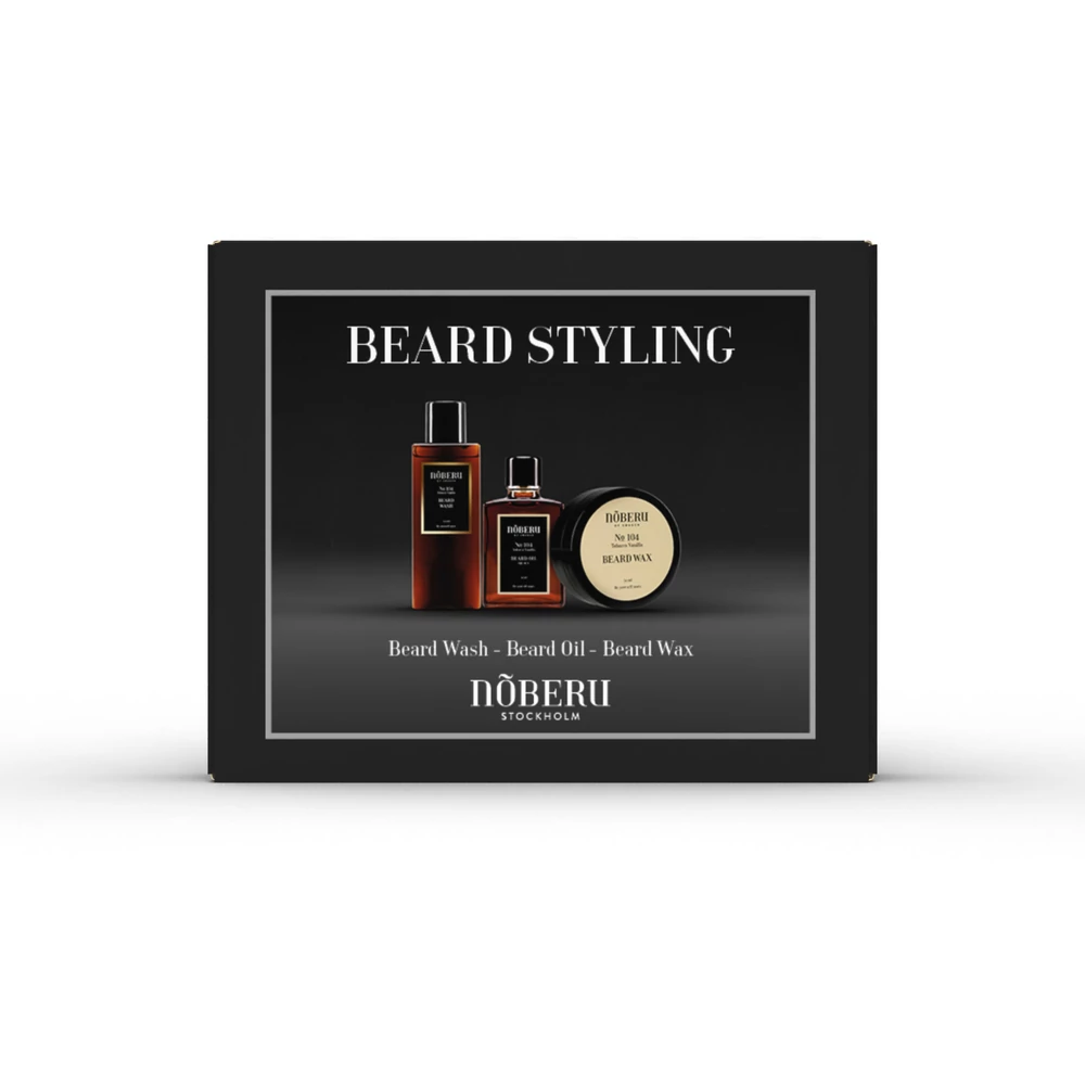 NOBERU AJÁNDÉKCSOMAG BEARD STYLING - TOBACCO VANILLA (SZAKÁLLMOSÓ, SZAKÁLLOLAJ & SZAKÁLL WAX)