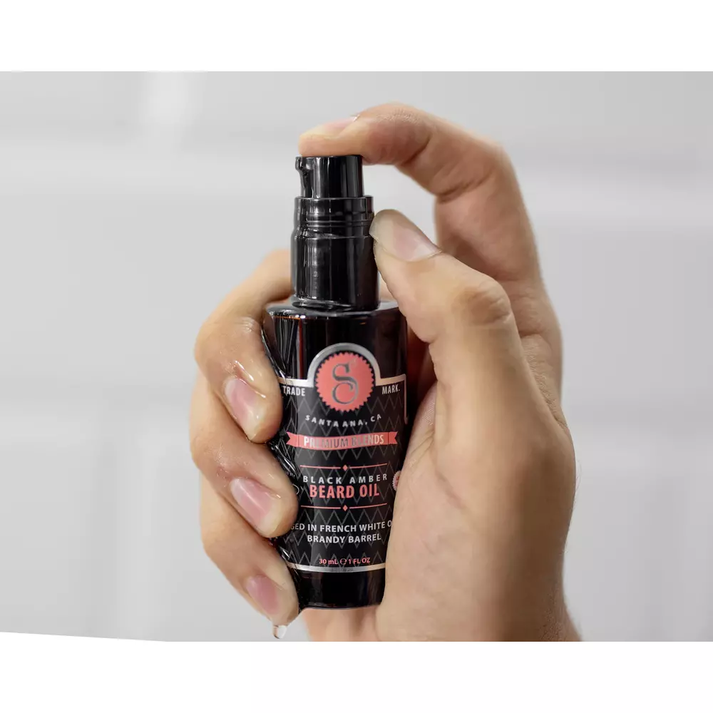 Suavecito Premium Blends Black Amber Szakállolaj - 30 ml 