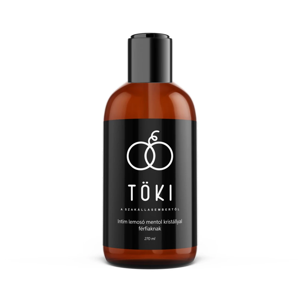 Szakállasember - TÖKI intim lemosó - mentol kristállyal - 270 ml