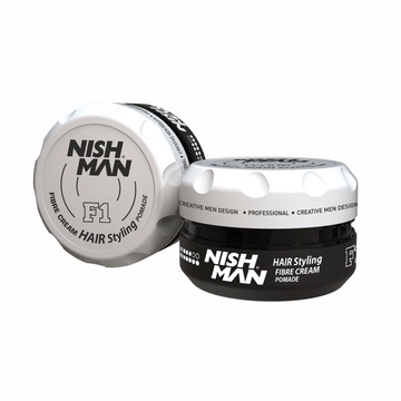 Nish Man F1 Fibre Cream Hair Styling Pomade - 100 ml
