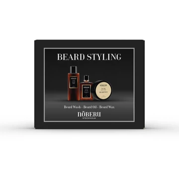 NOBERU AJÁNDÉKCSOMAG BEARD STYLING - TOBACCO VANILLA (SZAKÁLLMOSÓ, SZAKÁLLOLAJ & SZAKÁLL WAX)