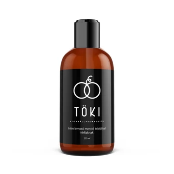 Szakállasember - TÖKI intim lemosó - mentol kristállyal - 270 ml