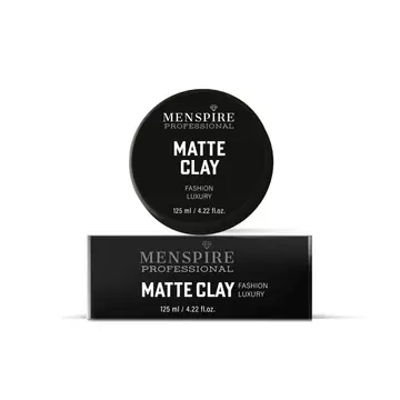 Menspire Professional Fashion Matte Clay hajwax - 125 ml 